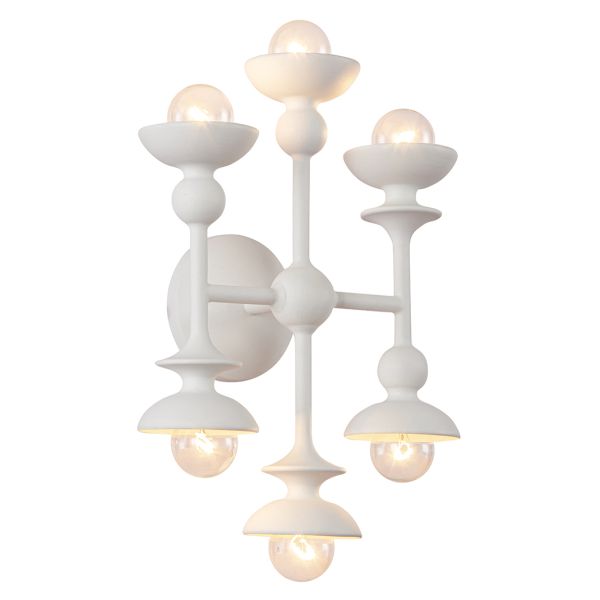 Бра Quintiesse QN-CADENCE-6WB-WHT Alora Cadence Cadence 6 lt Wall Light Antique White
