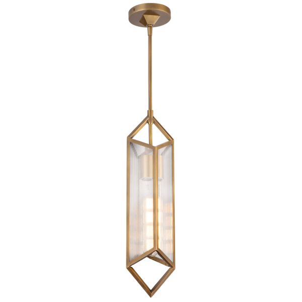 Подвесной светильник Quintiesse QN-CAIRO-1P-VBS-CR Alora Cairo Cairo 1 lt Pendant Vintage Brass