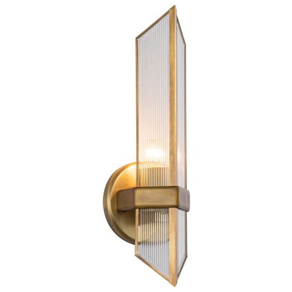 Бра Quintiesse QN-CAIRO-1WB-VBS-CR Alora Cairo Cairo 1 lt Wall Light Vintage Brass