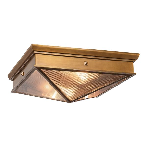 Люстра Quintiesse QN-CAIRO-F-M-VBS-CR Alora Cairo Cairo 2 lt Flush Vintage Brass