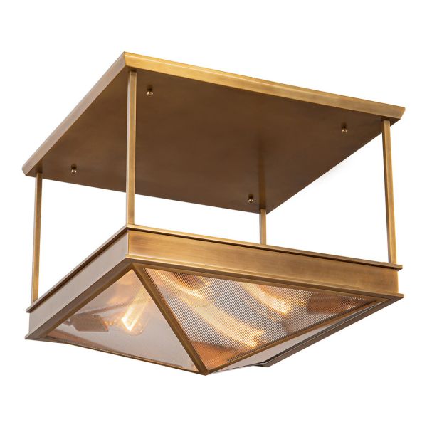 Люстра Quintiesse QN-CAIRO-SF-VBS-CR Alora Cairo Cairo 4 lt Semi-Flush Vintage Brass