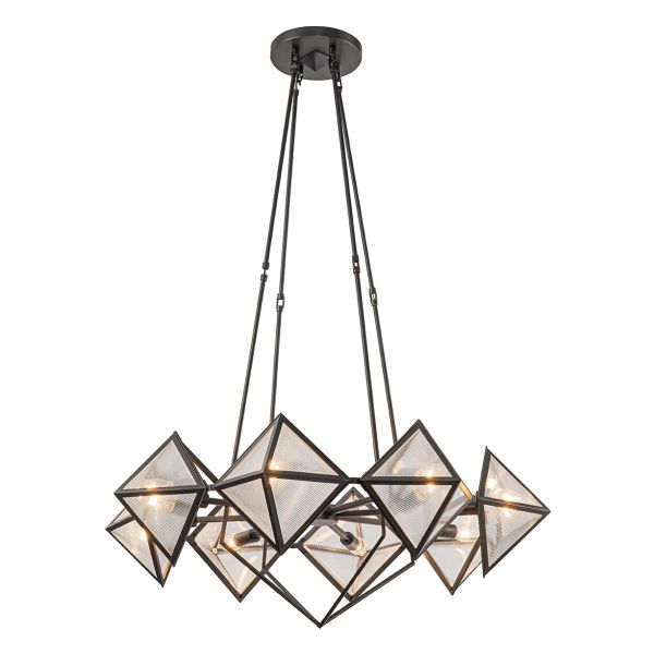 Люстра Quintiesse QN-CAIRO8-UBZ-CR Alora Cairo Cairo 8 lt Chandelier Urban Bronze
