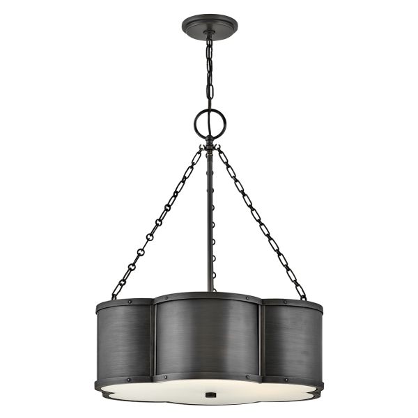 Подвесной светильник Quintiesse QN-CHANCE-3P-BLB Hinkley Chance Chance 3 lt Pendant Blackened Brass