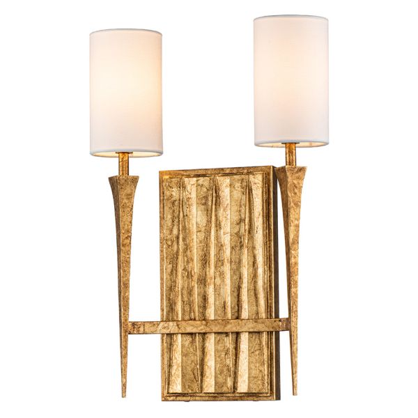 Бра Quintiesse QN-CREST-2WB-DG Crest 2 lt Wall Light Gold Leaf