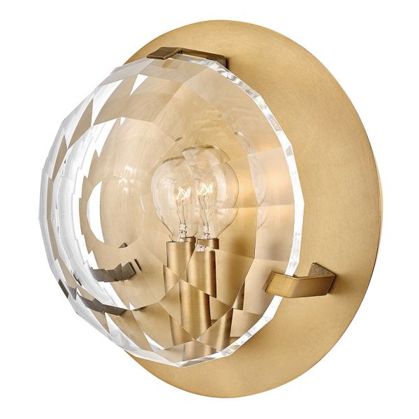 Бра Quintiesse QN-LEO-WB1-HB Hinkley Leo Leo 1 lt Wall Light Heritage Brass