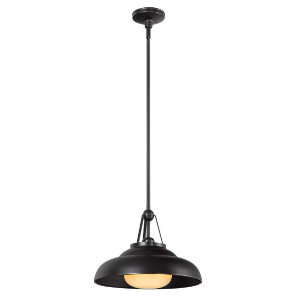 Підвісний світильник Quintiesse QN-PALMETTO-P-M-UBZ Alora Palmetto Palmetto 1 lt Pendant Urban Bronze