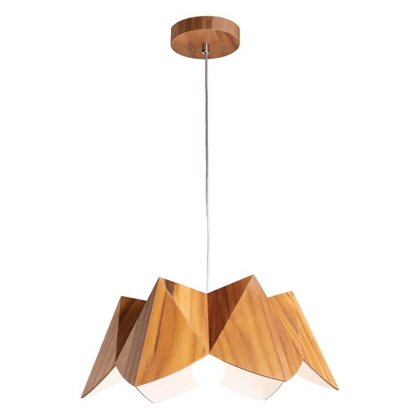 Підвісний світильник Quintiesse QN-PHYSALIS-P-M-TEAK Accord Physalis Physalis Pendant Light Teak Veneer