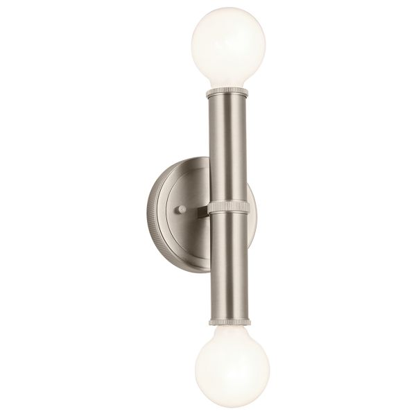 Бра Quintiesse QN-TORCHE-2W-BN Kichler Torche Torche 2 lt Wall Light Brushed Nickel