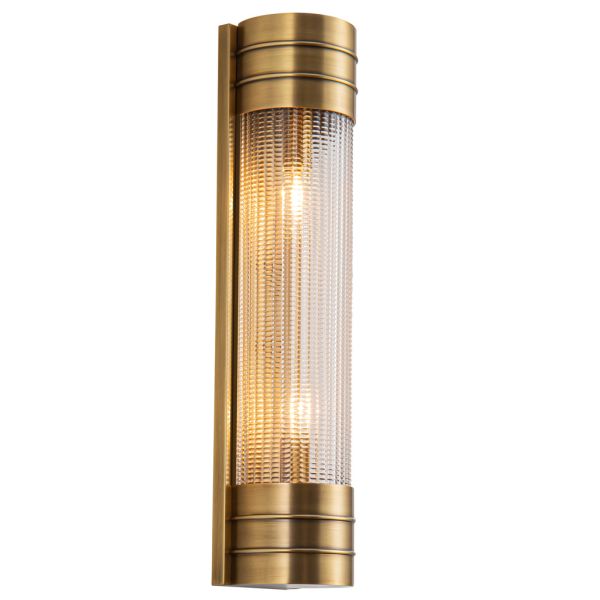 Бра Quintiesse QN-WILLARD-2WB-VBS-PG Alora Willard Willard 2 lt Linear Wall Light Vintage Brass