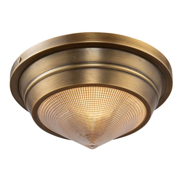 Люстра Quintiesse QN-WILLARD-F-S-VBS-PG Alora Willard Willard 1 lt Small Flush Vintage Brass