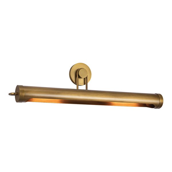 Подсветка для картин Quintiesse QN-WYNWOOD-PL-L-VBS Alora Wynwood Wynwood 2 lt Large Picture Light Vintage Brass