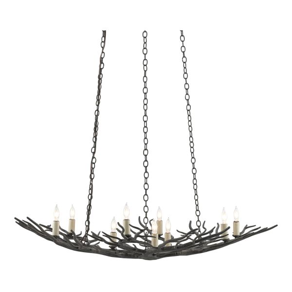 Люстра Quintiesse QNC-RAINFOREST9-RBZ Rainforest Currey & Company