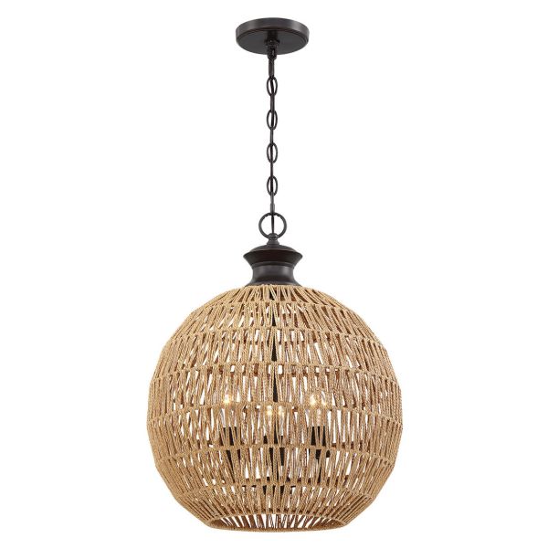 Подвесной светильник Quoizel QZ-CASABLANCA-3P-PBZ Casablanca 3 lt Palladian Bronze