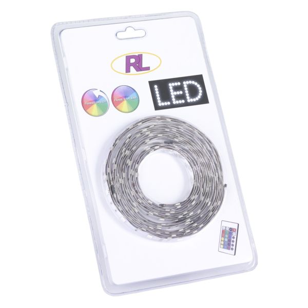 Світлодіодна стрічка Reality R65485169 потужністю 24W з серії Stripe з цоколем LED, температура кольору — RGB