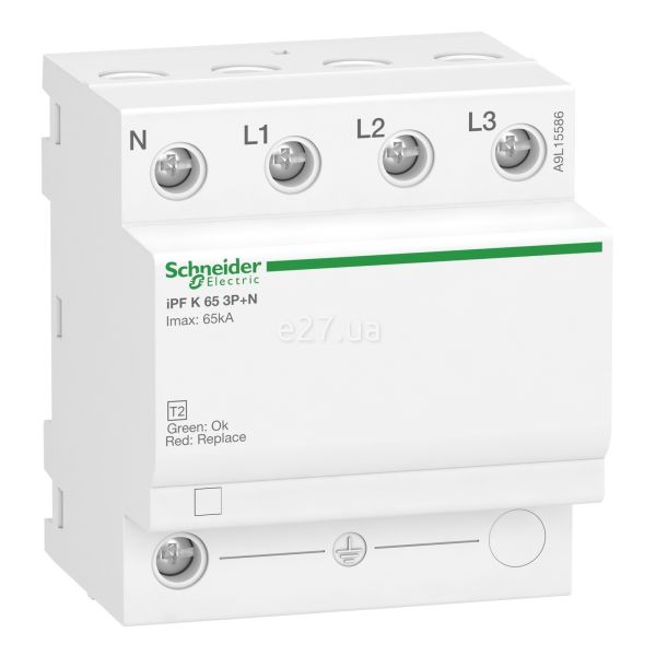 Устройство защиты от импульсных перенапряжений, УЗИП Schneider Electric A9L15586 Acti9