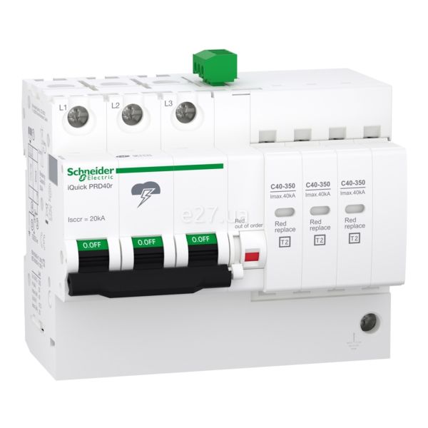 Пристрій захисту від імпульсних перенапруг (ПЗІП) Schneider Electric A9L16293 Acti9