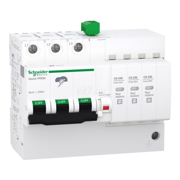 Пристрій захисту від імпульсних перенапруг (ПЗІП) Schneider Electric A9L16299 Acti9