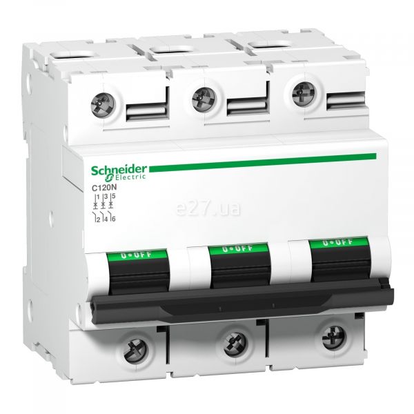 Автоматичний вимикач Schneider Electric A9N18365 Acti9 C120N