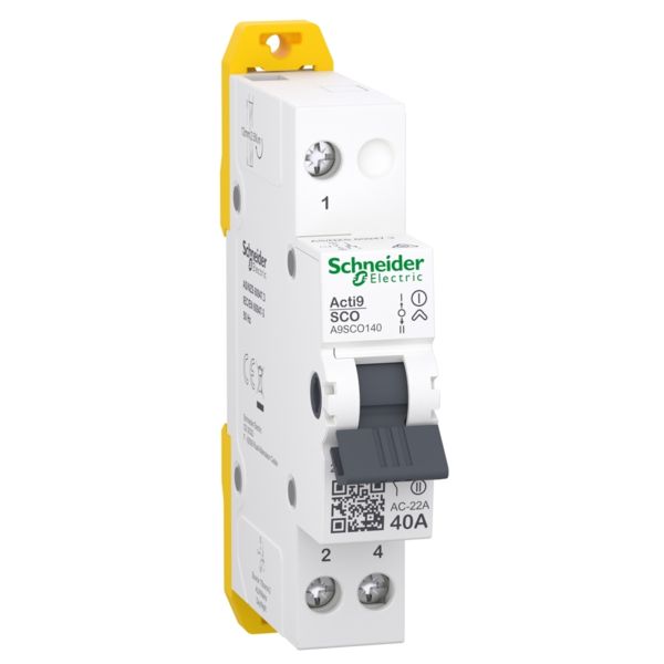 Перемикач I-0-II з загальним виходом зверху Schneider Electric A9SCO140 Acti9 iSSW