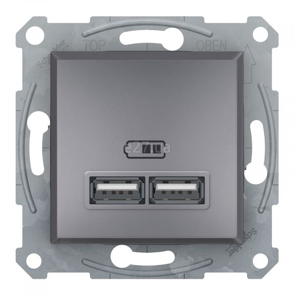 Розетка USB Schneider Electric EPH2700262 Asfora