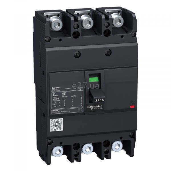 Автоматичний вимикач Schneider Electric EZC250N3125 EasyPact EZC250N