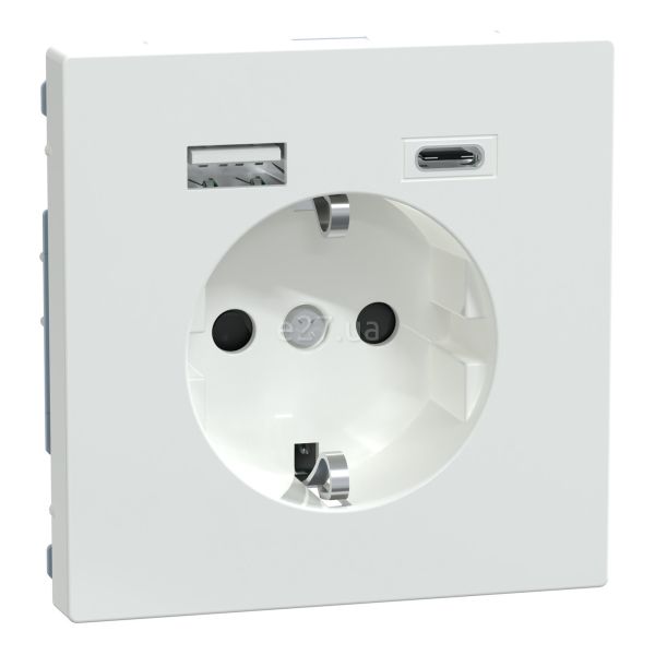 Розетка 220В з USB Schneider Electric MEG2367-6035 Merten System D