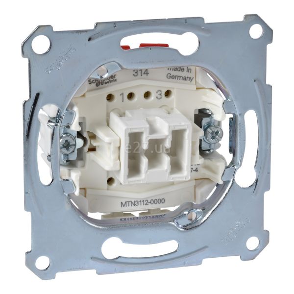 Вимикач 1-клавішний Schneider Electric MEG3112-0000 Merten QuickFlex