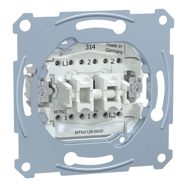 Выключатель 2-клавишный Schneider Electric MEG3128-0000 Merten QuickFlex