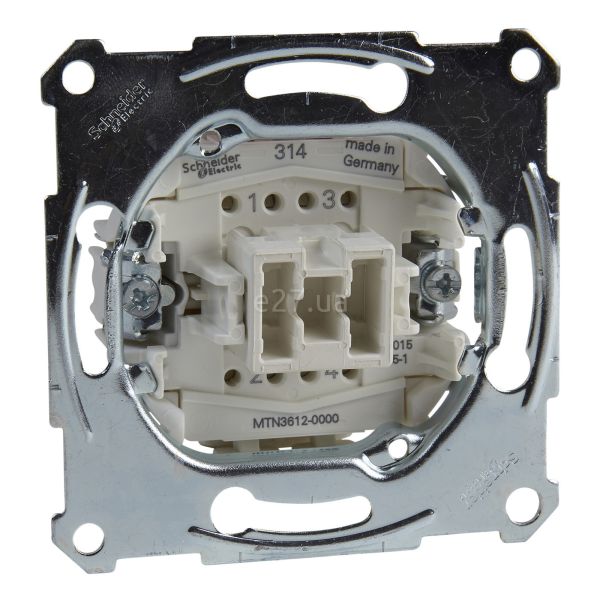 Вимикач 1-клавішний Schneider Electric MEG3612-0000 Merten QuickFlex