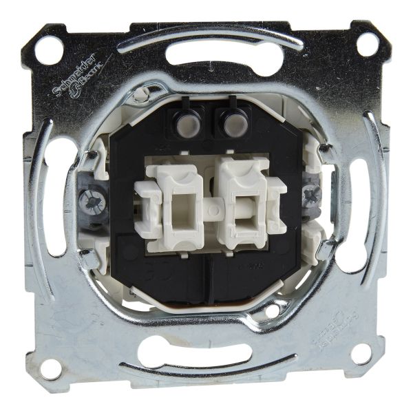 Выключатель 2-клавишный Schneider Electric MEG3635-0000 Merten QuickFlex