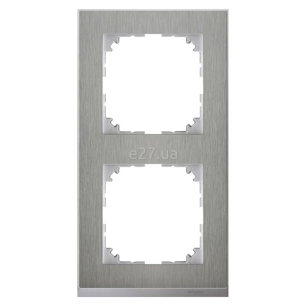 Рамка 2 поста вертикальна Schneider Electric MEG4020-3646 Merten System M