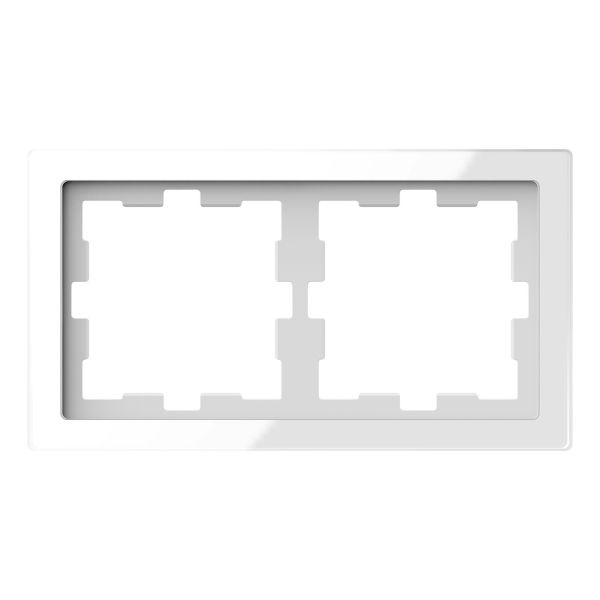 Рамка 2 поста Schneider Electric MEG4020-6520 Merten System D