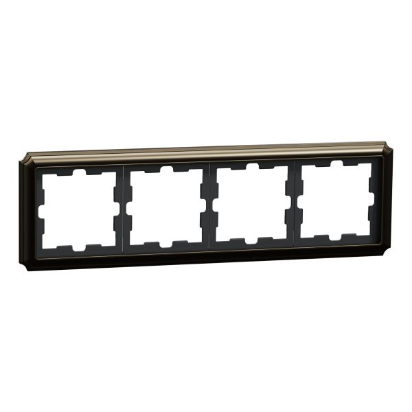 Рамка 4 поста Schneider Electric MEG4040-4752 Merten System D