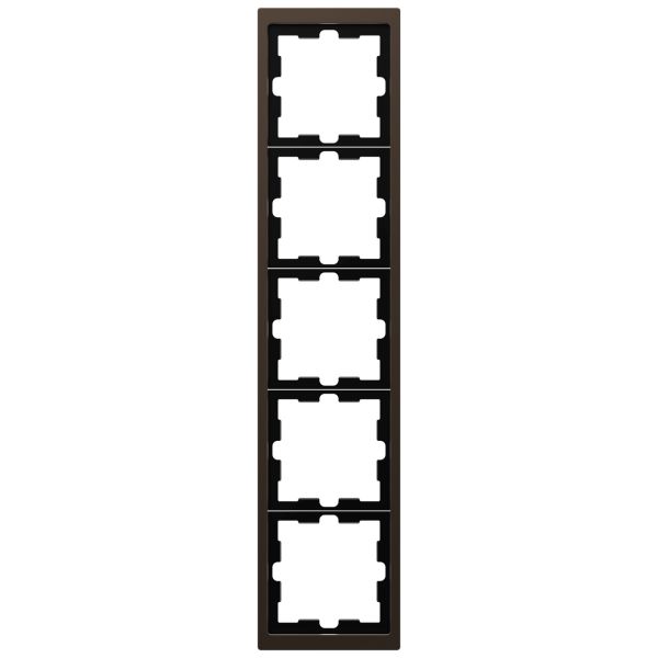 Рамка 5 постів вертикальна Schneider Electric MEG4050-6552 Merten System D