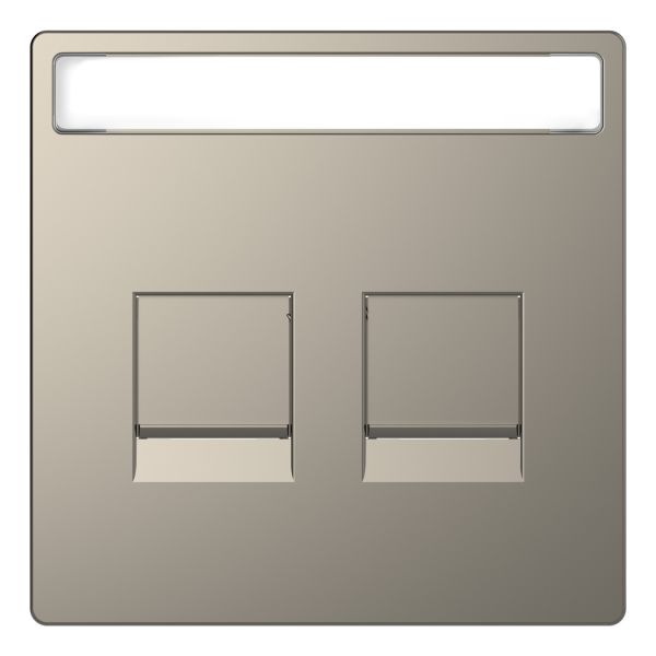 Лицьова панель аудіорозетки Schneider Electric MEG4564-6050 Merten System D