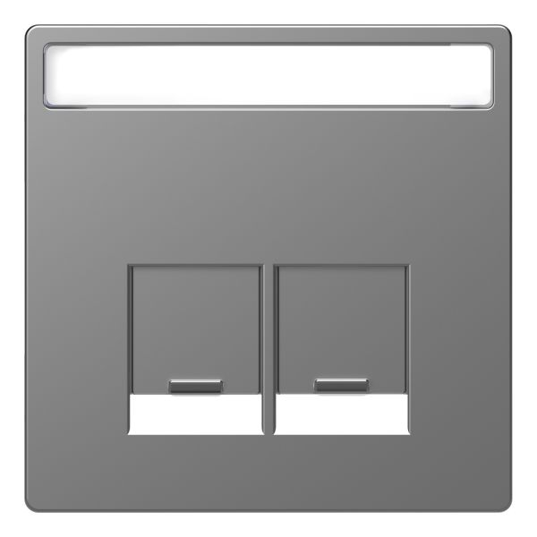 Лицьова панель розетки RJ45 Schneider Electric MEG4574-6036 Merten System D