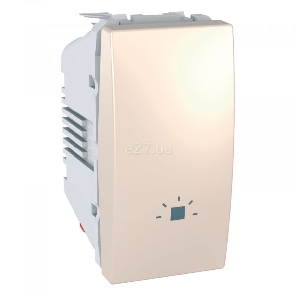 Выключатель без фиксации 1-клавишный Schneider Electric MGU3.106.25L Unica