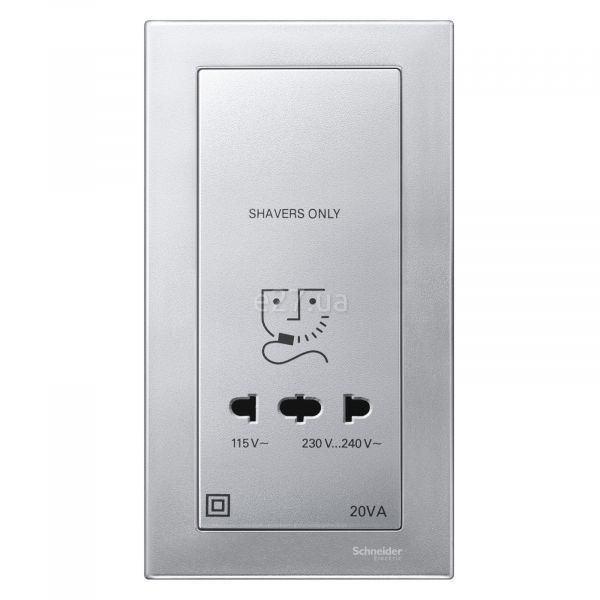 Лицьова панель розетки 220В Schneider Electric MTN213560 Merten System M