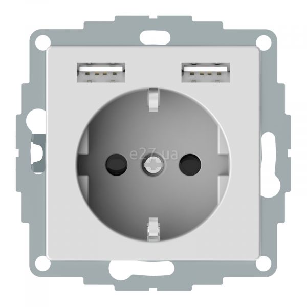 Розетка 220В с USB Schneider Electric MTN2366-0325 Merten System M