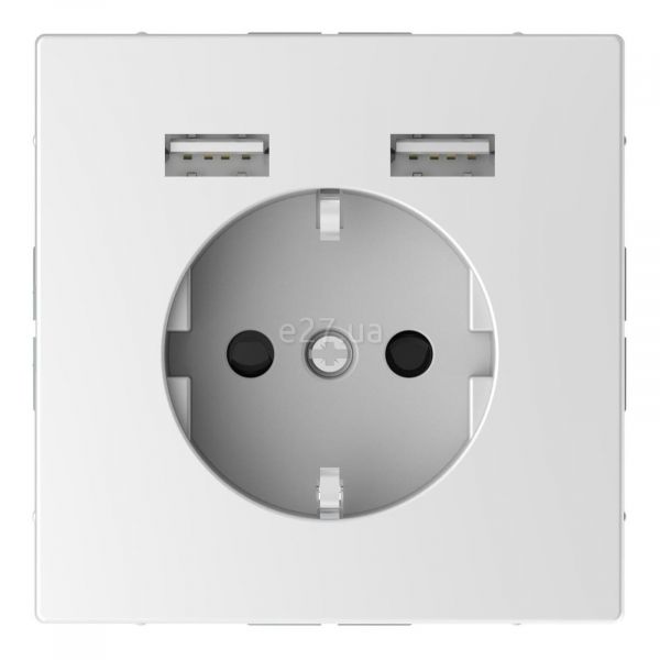 Розетка 220В с USB Schneider Electric MTN2366-6035 Merten D-Life