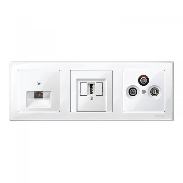 Рамка 3 поста Schneider Electric MTN478319 Merten System M-Smart