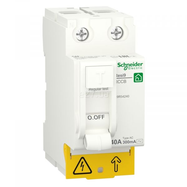 Вимикач диференціального струму, УЗО Schneider Electric R9R54240 Resi9