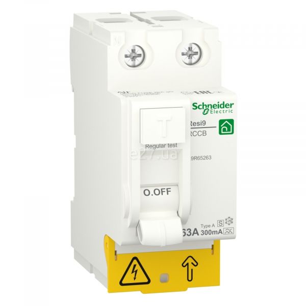 Вимикач диференціального струму, УЗО Schneider Electric R9R65263 Resi9