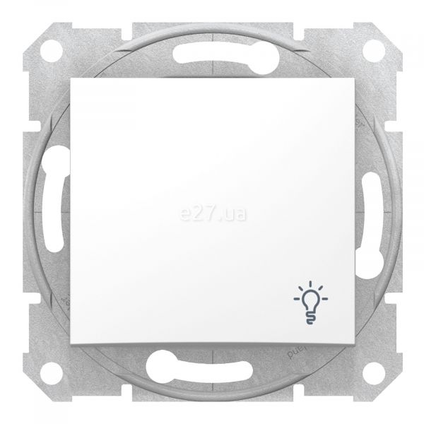 Выключатель без фиксации 1-клавишный Schneider Electric SDN0900121 Sedna