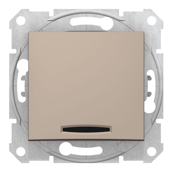 Вимикач 1-клавішний Schneider Electric SDN1400168 Sedna