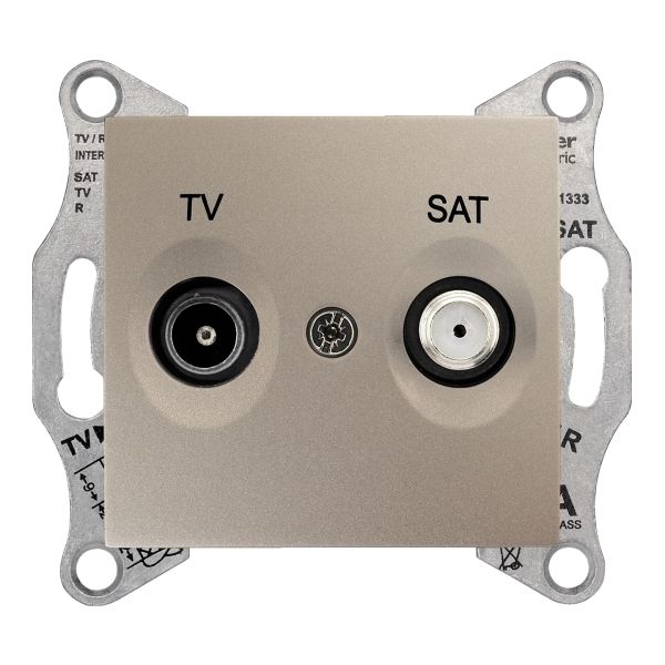 Розетка TV проходная Schneider Electric SDN3401268 Sedna
