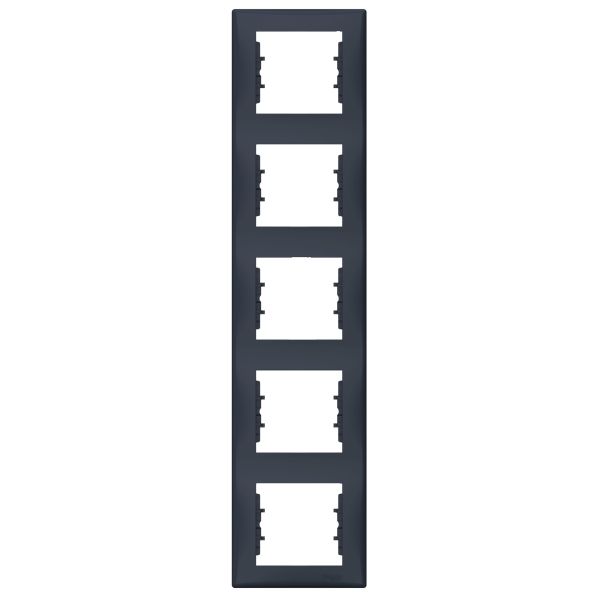 Рамка 5 постів вертикальна Schneider Electric SDN5801570 Sedna