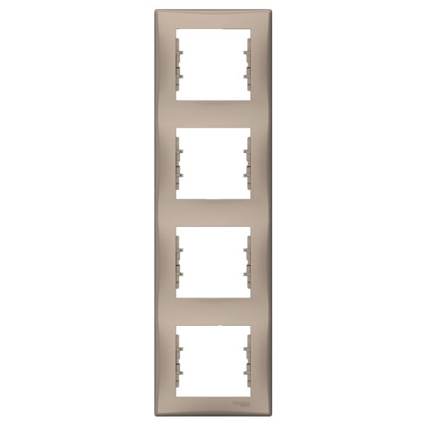 Рамка 4 поста вертикальна Schneider Electric SDN5802068 Sedna