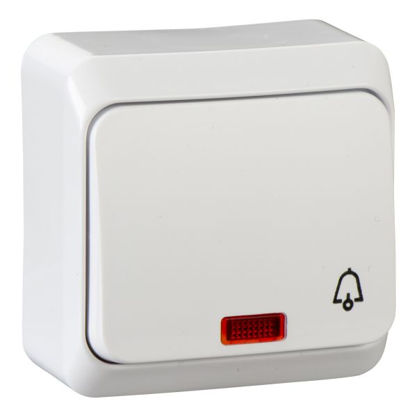 Выключатель без фиксации 1-клавишный Schneider Electric WDE001015 Prima