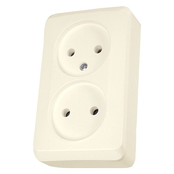 Розетка двойная 220В Schneider Electric WDE001140 Prima